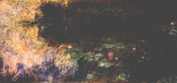Claude Oscar Monet : Reflections of Clouds on the Water-Lily Pond, Right Panel